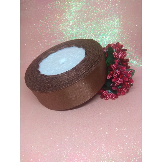 Ленты атласные однотонные 2,5 см, цена за 5 м